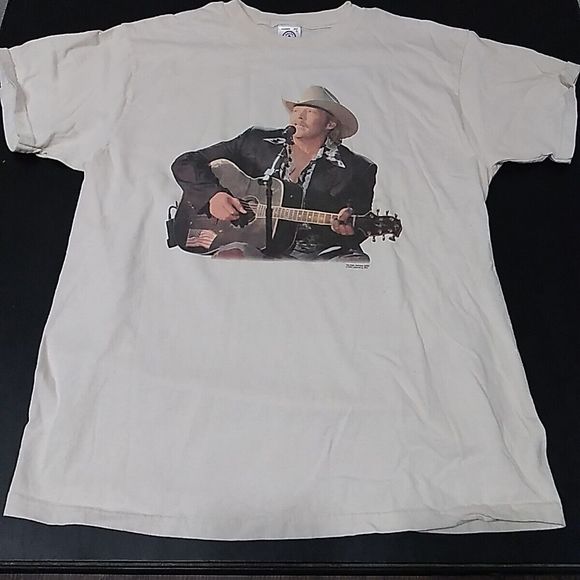 Vintage Alan Jackson 2002 Faith Hope And Love T Shirt Size L Country Music - Picture 1 of 12